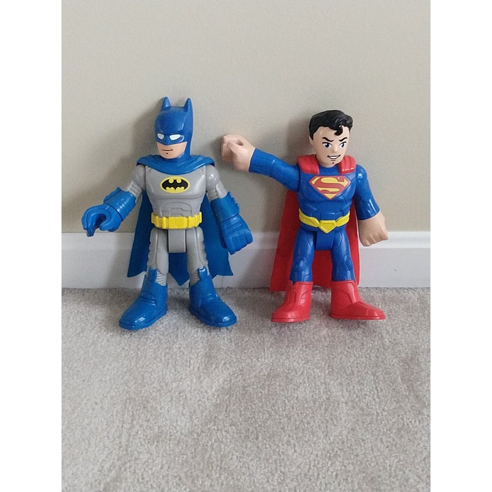 2019 Mattel Batman Superman Action Figure With Cloth 10 Inch DC Comics Lot